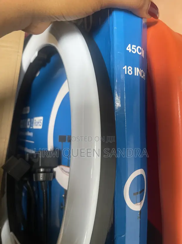 18" LED Ring Light with Remote and Bag - 1
