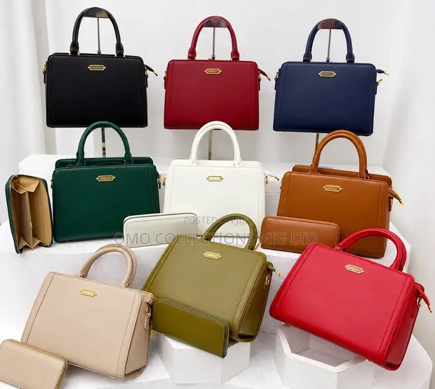 Premium Women's Swiss Polo Leather Top Handle Bag - Brand New - 1