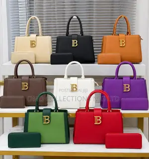 Premium Women's Swiss Polo Leather Top Handle Bag - Brand New