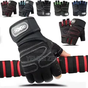 Unisex 66Fit Gym Gloves with Wrist Wrap