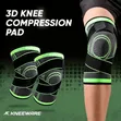 Bodygym 3D Compression Knee Wrap Brace - 1