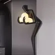 Modern Humanoid Sculpture Floor Lamp - 2