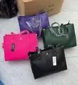 Women's Premium Designer Tote Bag - Genuine Leather - 1