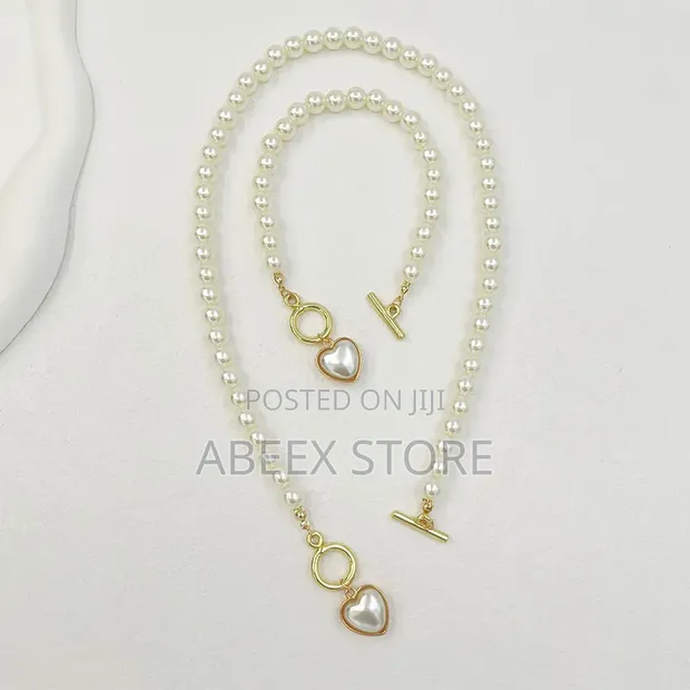 Pearl Necklace Set - Brand New - 1