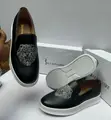 Luxury Emblem Maza Baƙar Fata Ta Fata Ta Fata Ta Fata Ta Fata - 1