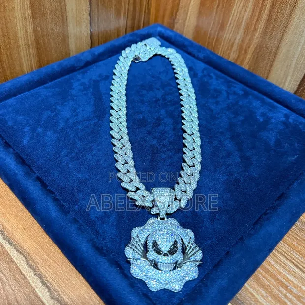 Cuban Chain da Zirconia Pendant - Iced Out - 1