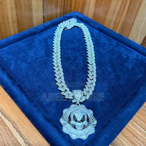 Cuban Chain da Zirconia Pendant - Iced Out