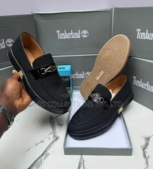 Timberland Men's Leather Loafers - Black & Brown