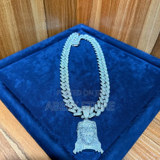 Cuban Chain da Zirconia Pendant - Iced Out - 1