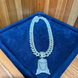 Cuban Chain da Zirconia Pendant - Iced Out - 1