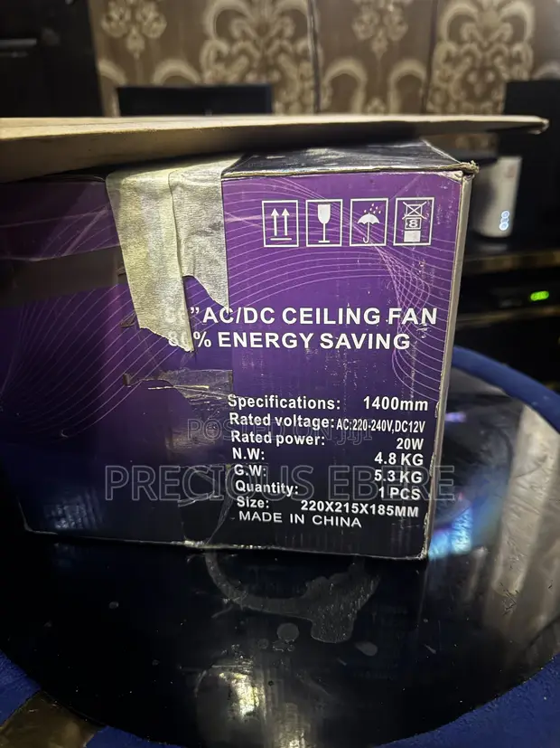 12V Solar Ceiling Fan - Brand New - 1