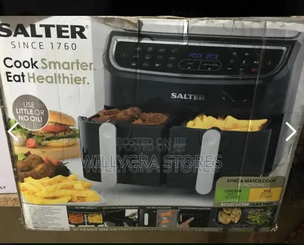 Salter 8.2L Dual Basket Air Fryer - 1