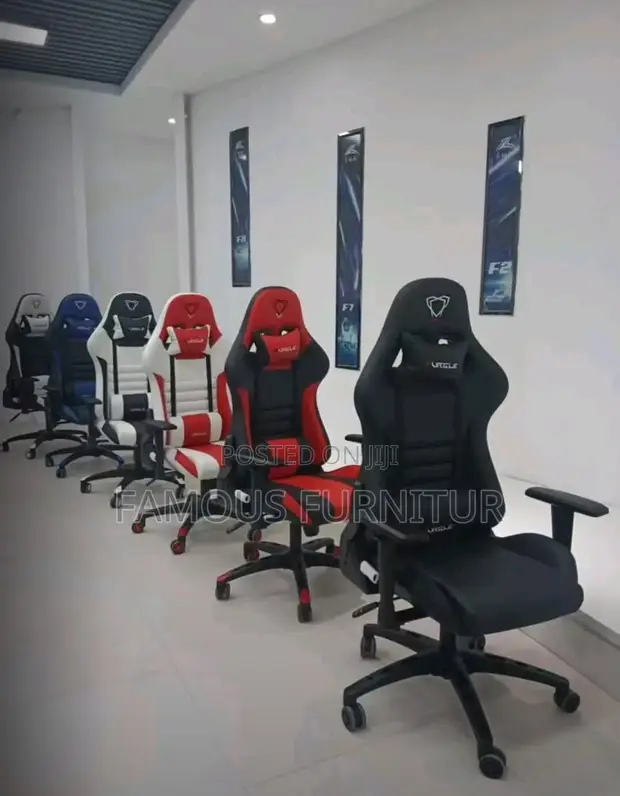 Ergonomic Furgle Gaming Chair - High-Back Racing Design - 1