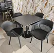 Modern 4-Seater Restaurant Dining Set - 1