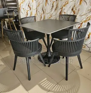 Modern 4-Seater Restaurant Dining Set