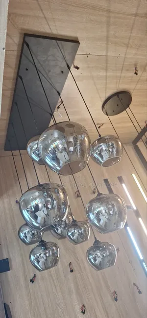 Ten Glass Pendant Drop Light