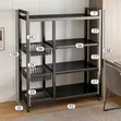 Multi-Layer Kitchen Storage Rack with Pull-Out Baskets & Wheels - 3