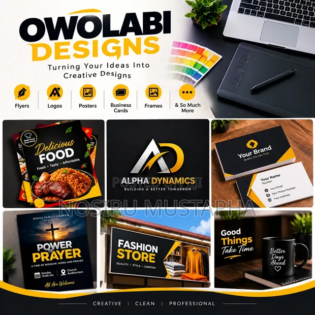Professional Graphic Design Services - Flyers, Logos, Banners - 1
