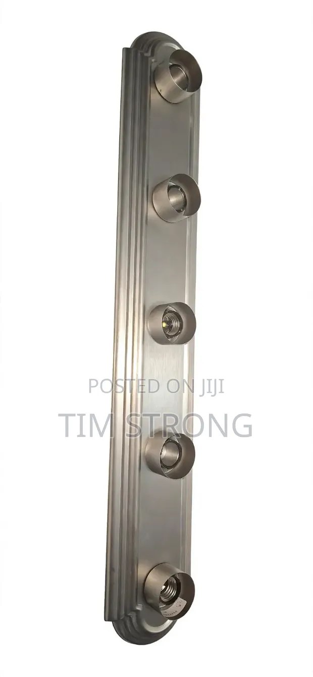 5-Fitilar Gidan Wanka da Ofis Mai Haske - Brushed Nickel - 1