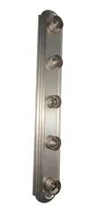 5-Fitilar Gidan Wanka da Ofis Mai Haske - Brushed Nickel - 1