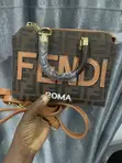 Fendi Handbag Mai Girma - Brown Genuine Leather - 1