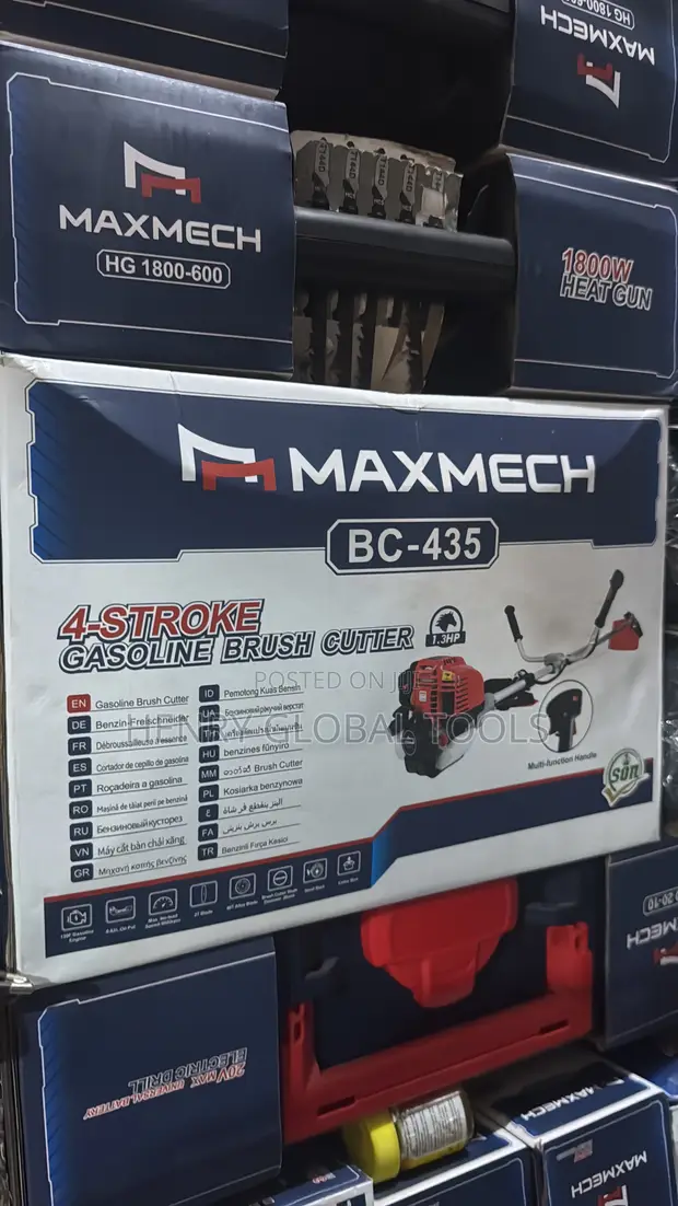 Maxmech BC-435 4-Stroke Petrol Brush Cutter - 1.3HP - 1