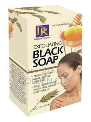 Dr. Rashel Exfoliating Black Soap with Oat & Honey