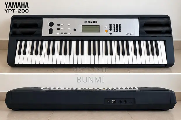 Yamaha YPT-200 61-Key Keyboard Piano - 1