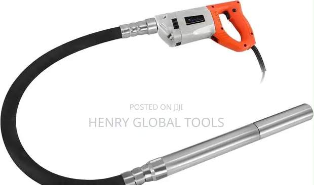 Heavy-Duty Electric Concrete Vibrator with Flexible Shaft - 1
