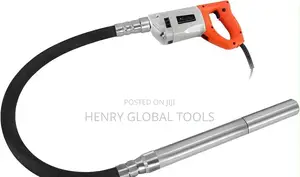 Heavy-Duty Electric Concrete Vibrator with Flexible Shaft