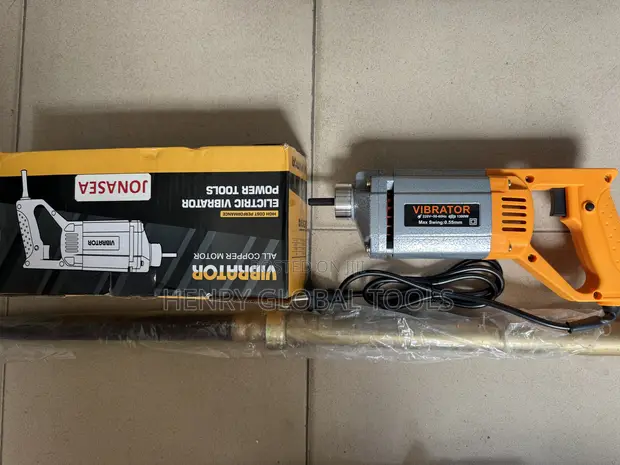 Heavy-Duty Electric Concrete Vibrator with Flexible Shaft - 1
