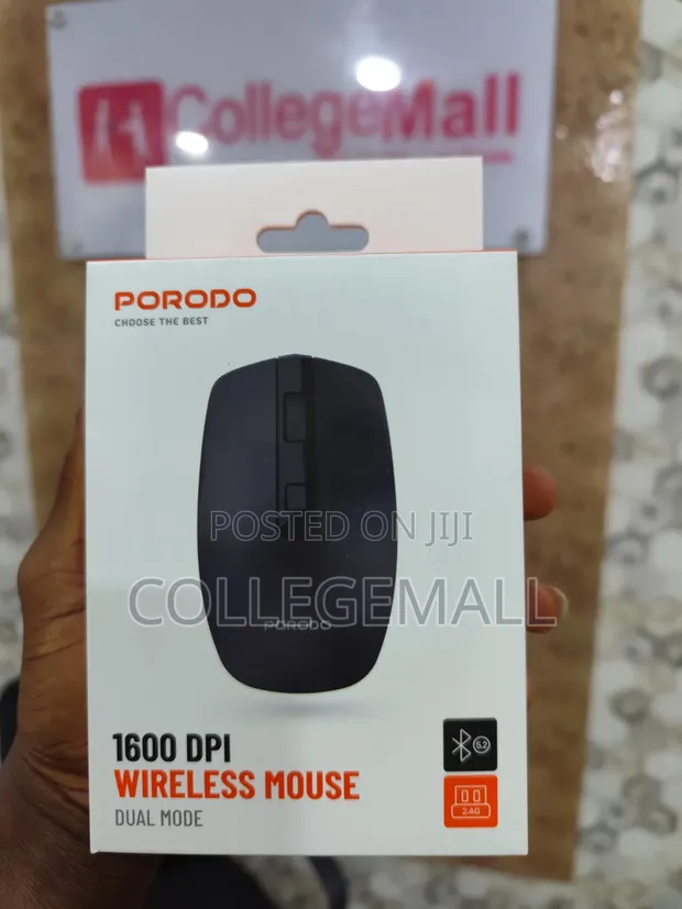 Porodo 1600 DPi Wireless Mouse (Dual Mode) - 1