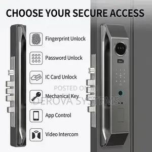 Smart Door Lock: Biometric, Face Recognition, WiFi