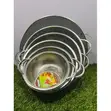 6-Piece Stainless Steel Sieve Basket Mesh Food Strainer Set - 1