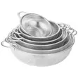 6-Piece Stainless Steel Sieve Basket Mesh Food Strainer Set - 2