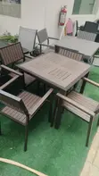 Modern 4-Seater Restaurant/Bar Table Set - 2