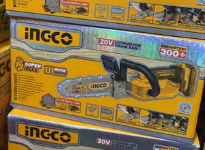 Ingco 20V Chainsaw Mara-Mara (Gefe 8-inci)