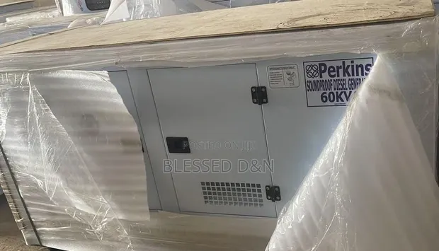 60kVA Perkins Soundproof Diesel Generator - 1