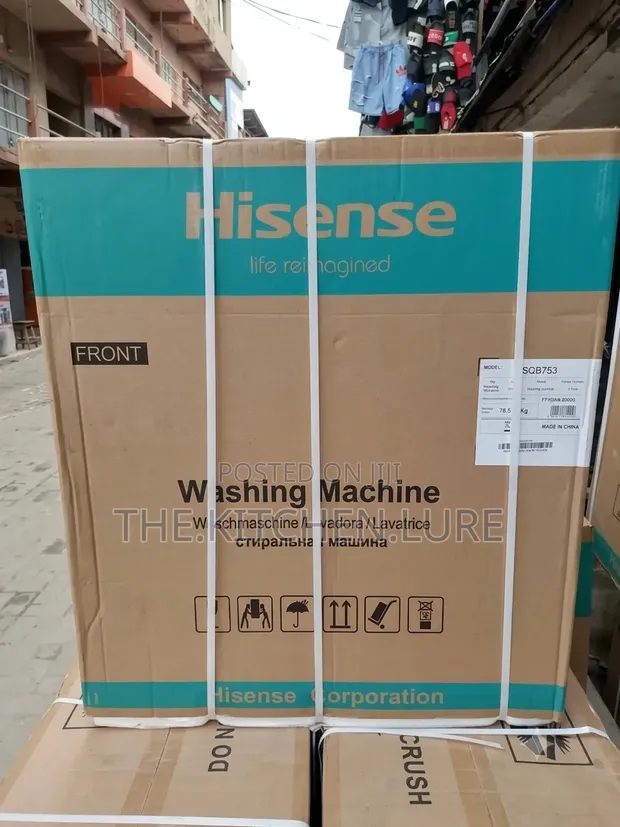 Hisense 7.5kg Injin Wanke Tufafi Mai Kwalaye Biyu - 1
