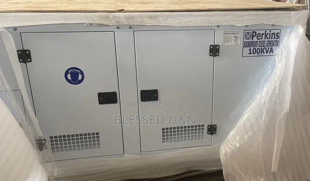 100kVA Perkins Soundproof Diesel Generator - 1