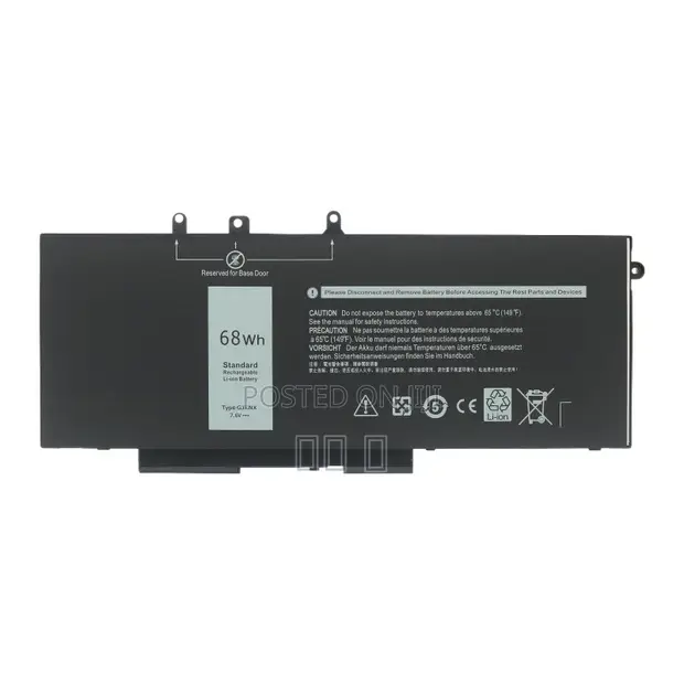 GJKNX Laptop Battery for Dell Latitude E5480/E5580/E5490/E5590 - 1