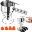 Stainless Steel Batter Dispenser Funnel - 2