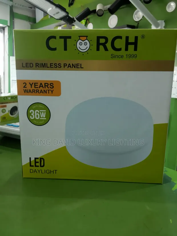 C-Torch 36W LED Rimless Panel Light - 1