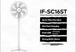 Itel Solar Rechargeable 16-Inch Standing Fan - 3