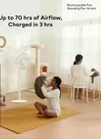 Itel Solar Rechargeable 16-Inch Standing Fan - 4
