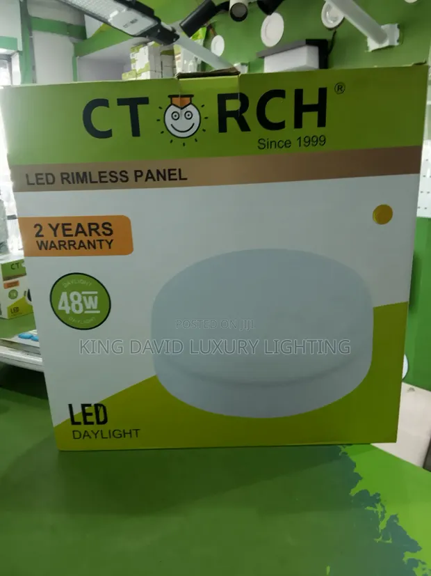 CTORCH 48W LED Rimless Panel Light - 1