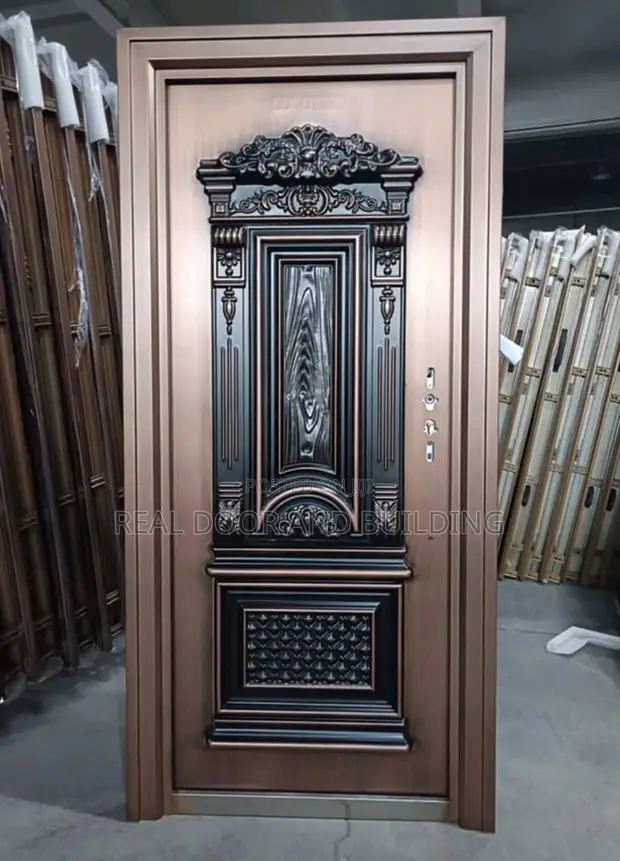 Luxury Armored Copper Cast Security Door (827al) - 1