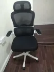 Modern Ergonomic Mesh Office Chair - Black & White - 1