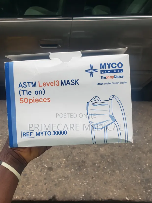 ASTM Level 3 Tie-on Face Masks - 1