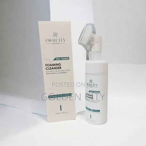 Percity Pure Beauty Papain + Niacinamide Foaming Cleanser - 1